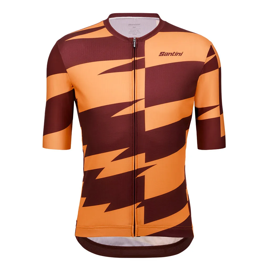 Santini Furia Smart Jersey - Burgundy