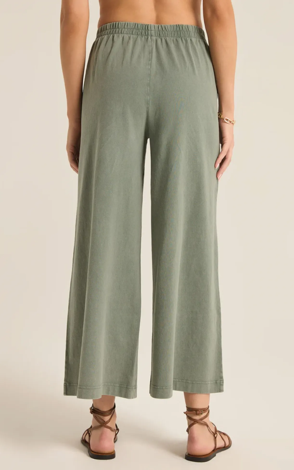 Scout Cotton Jersey Pocket Pant | Palm Green