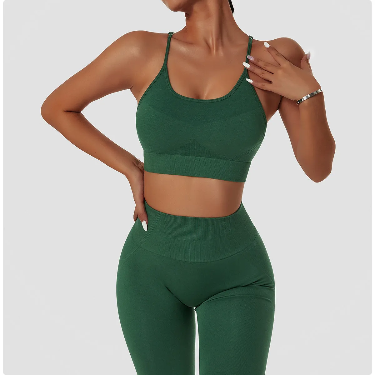 Seamless Breathable Scrunch Butt Tummy Control Leggings