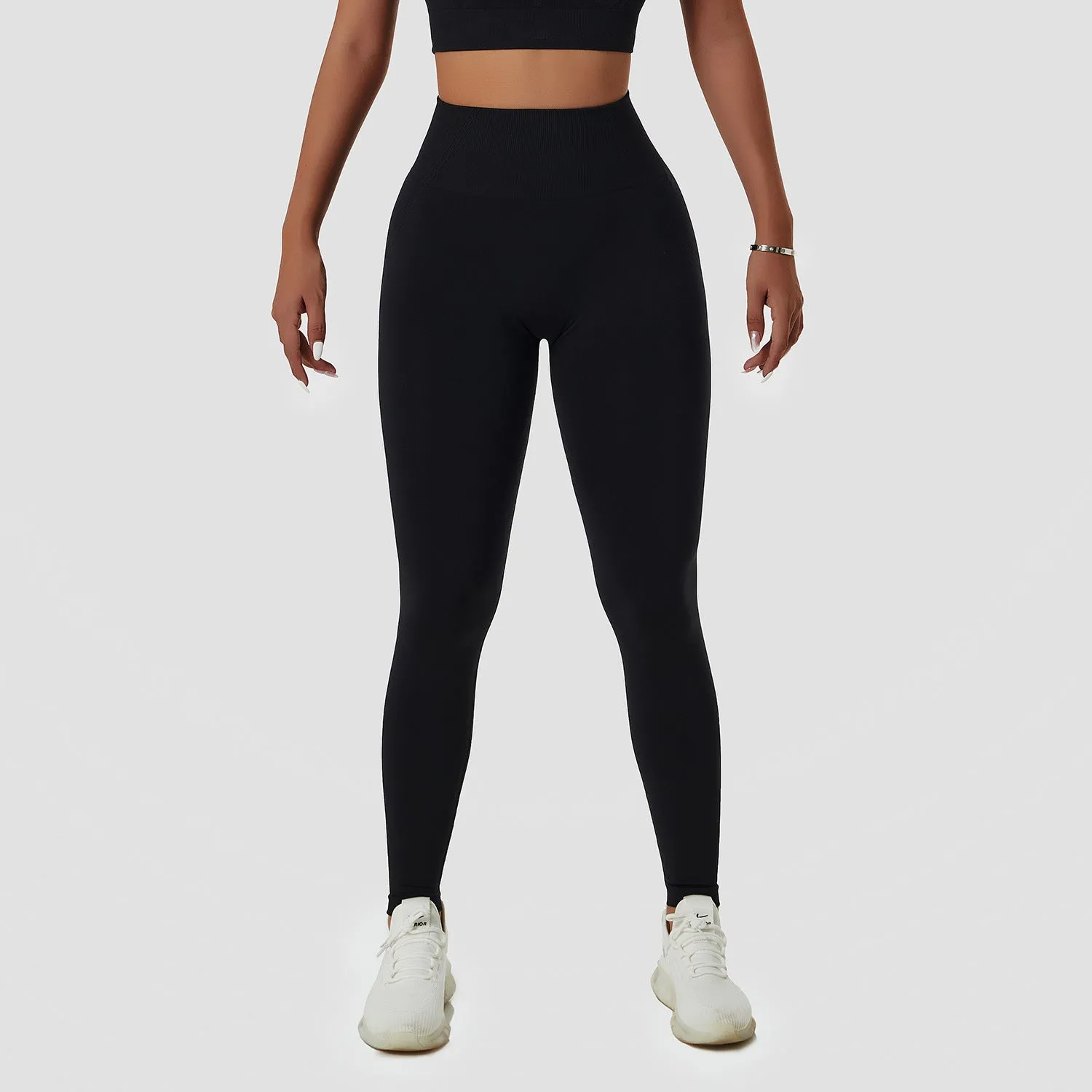 Seamless Breathable Scrunch Butt Tummy Control Leggings