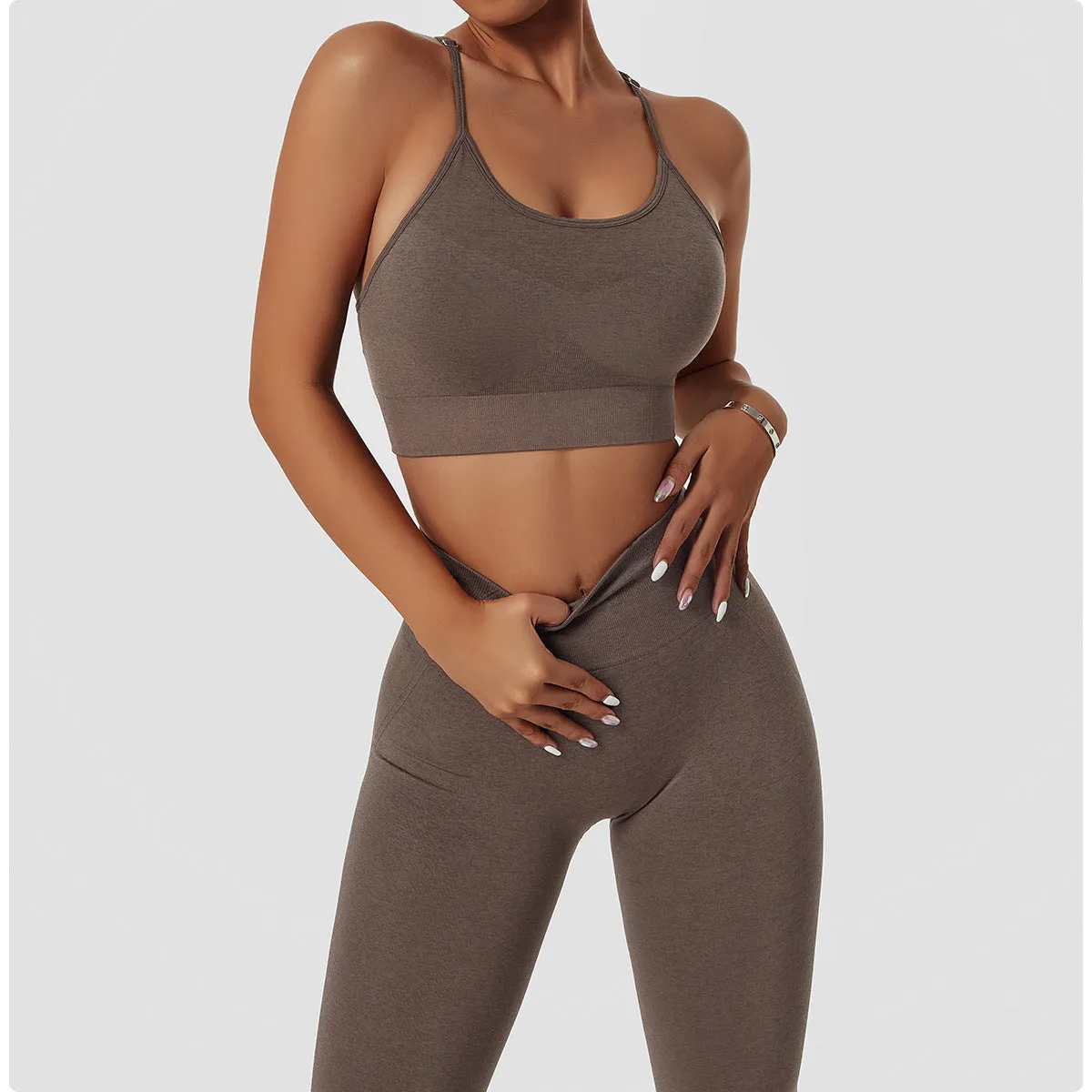 Seamless Breathable Scrunch Butt Tummy Control Leggings