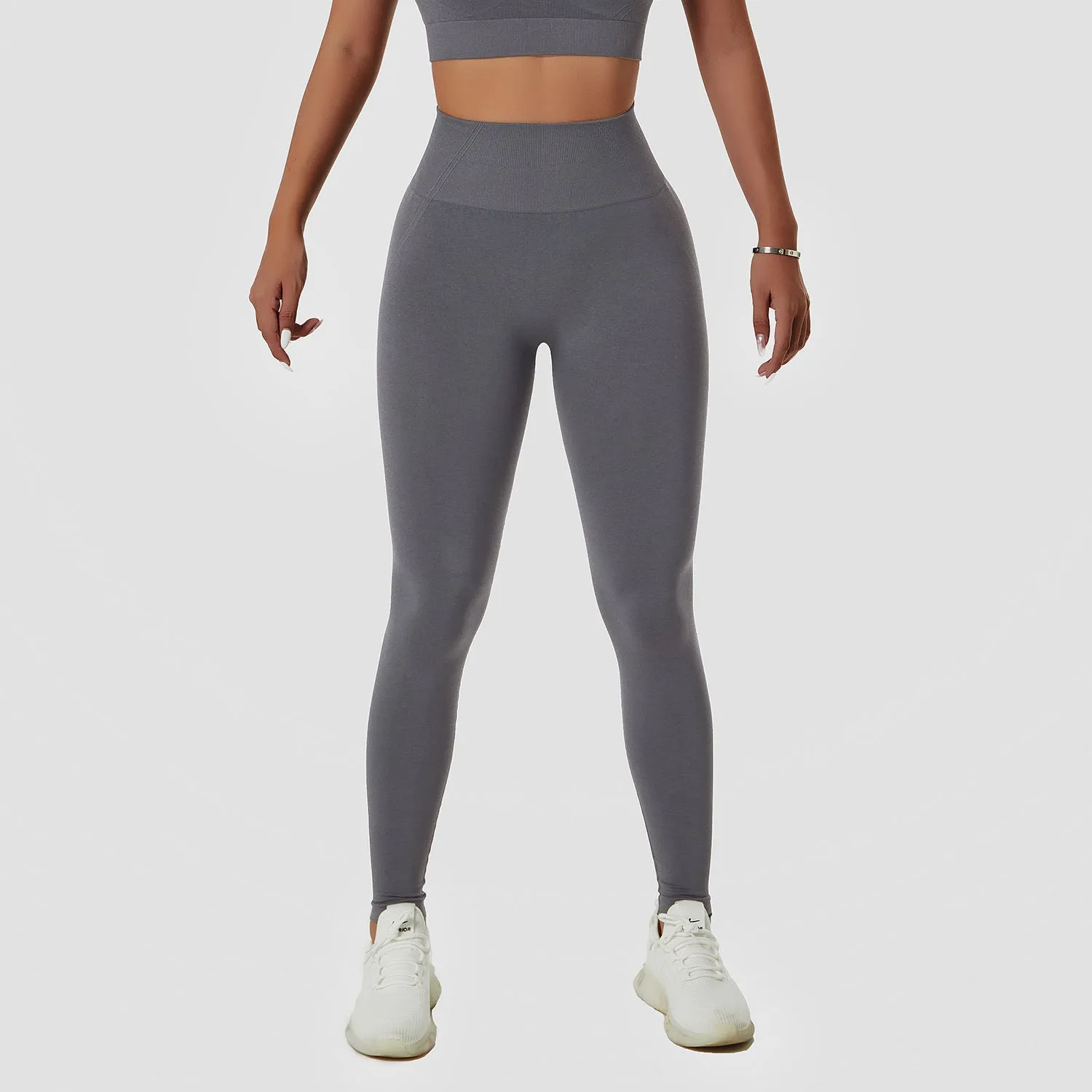 Seamless Breathable Scrunch Butt Tummy Control Leggings