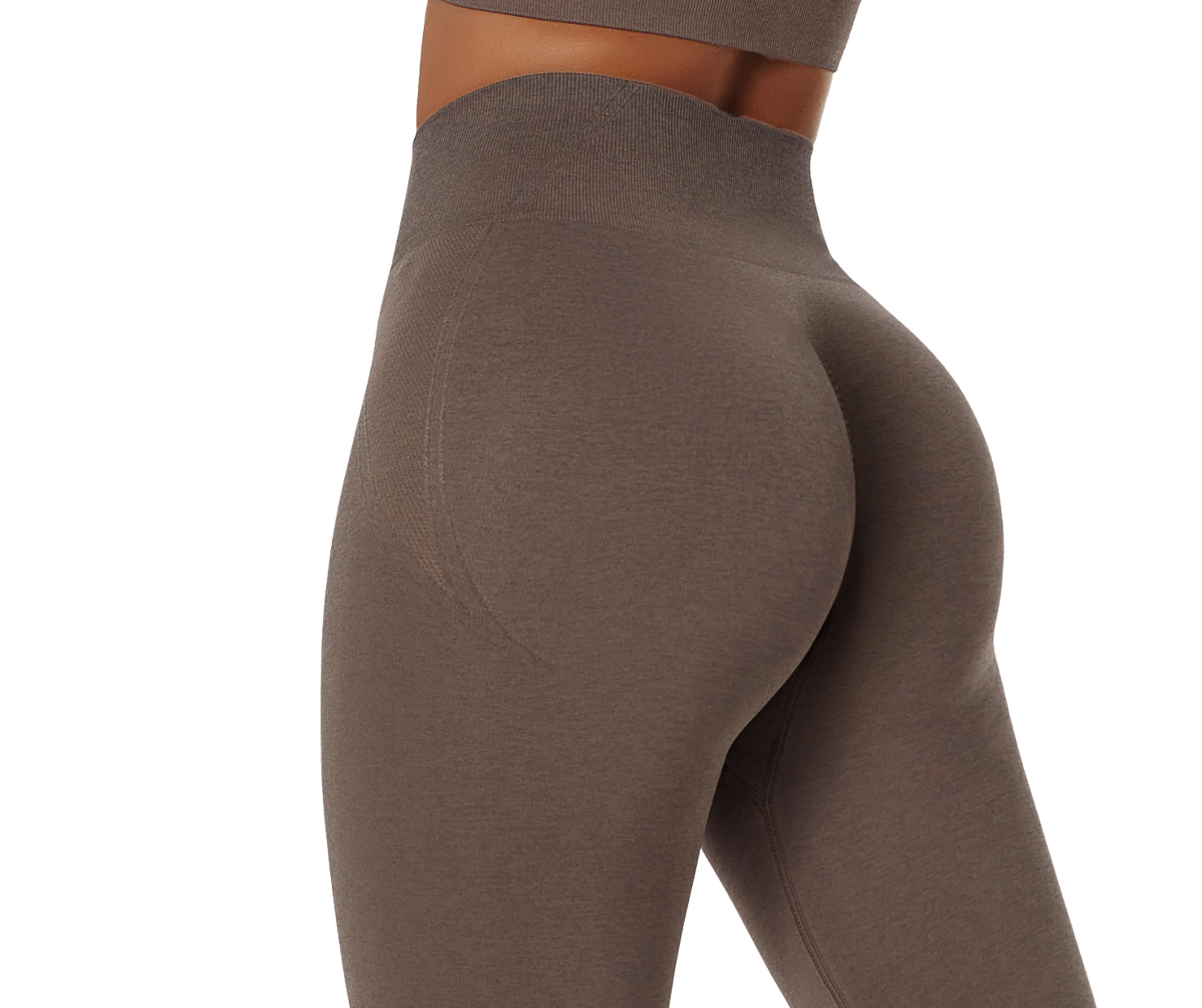 Seamless Breathable Scrunch Butt Tummy Control Leggings