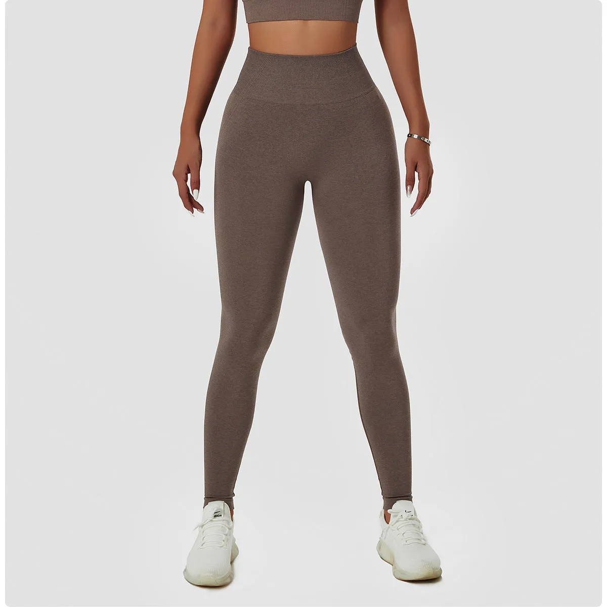 Seamless Breathable Scrunch Butt Tummy Control Leggings