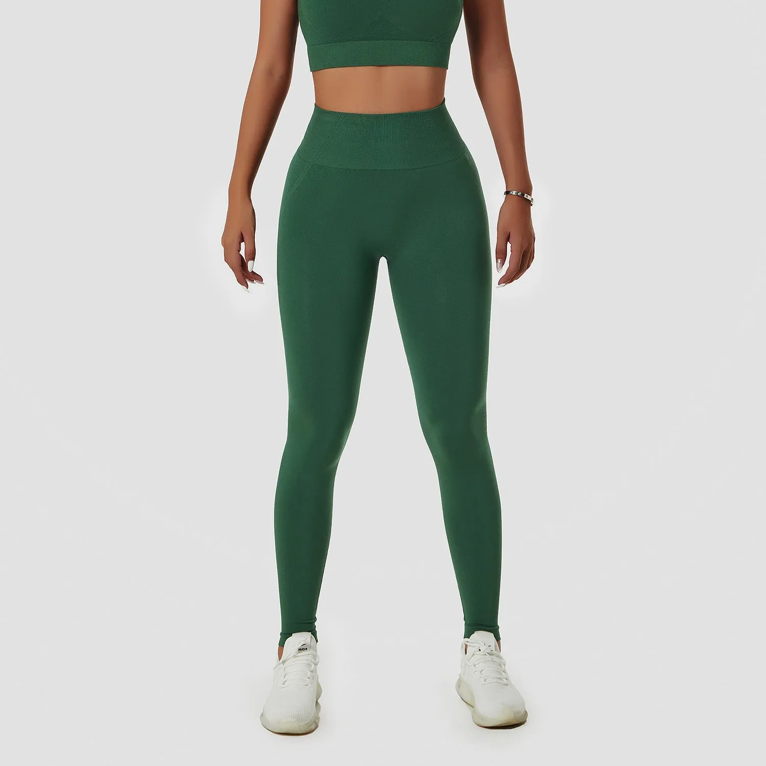 Seamless Breathable Scrunch Butt Tummy Control Leggings