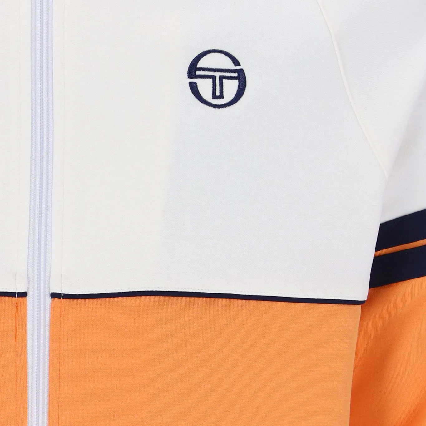 Sergio Tacchini Orion Track Top White/Orange