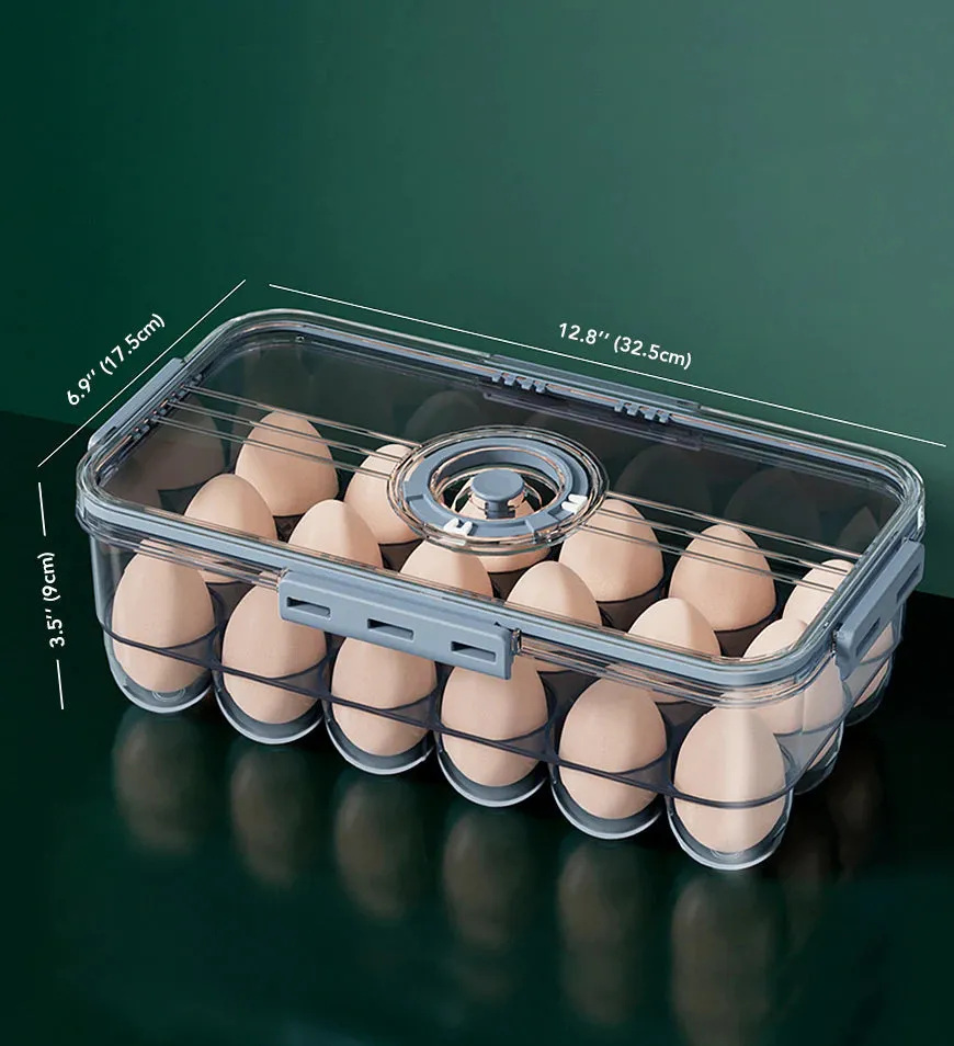 Smart Seal Timer Eggs Container