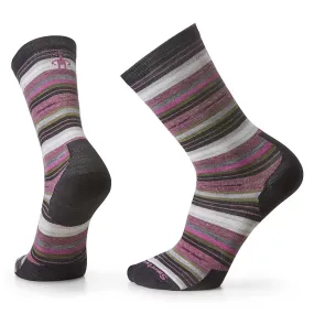 Smartwool Women's Margarita Crew Black Stripe