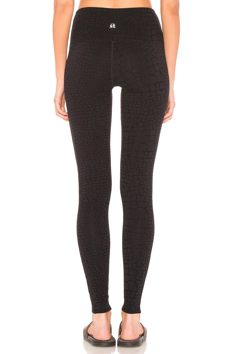 Strut This Gemma Mesh Stripe Giraffe Leggings