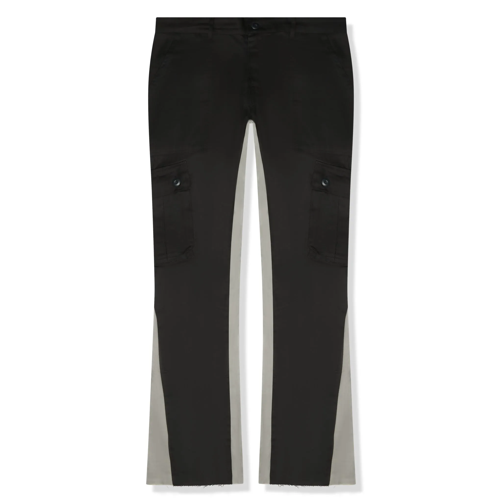 Suavo World Cargo Flare Trousers Black