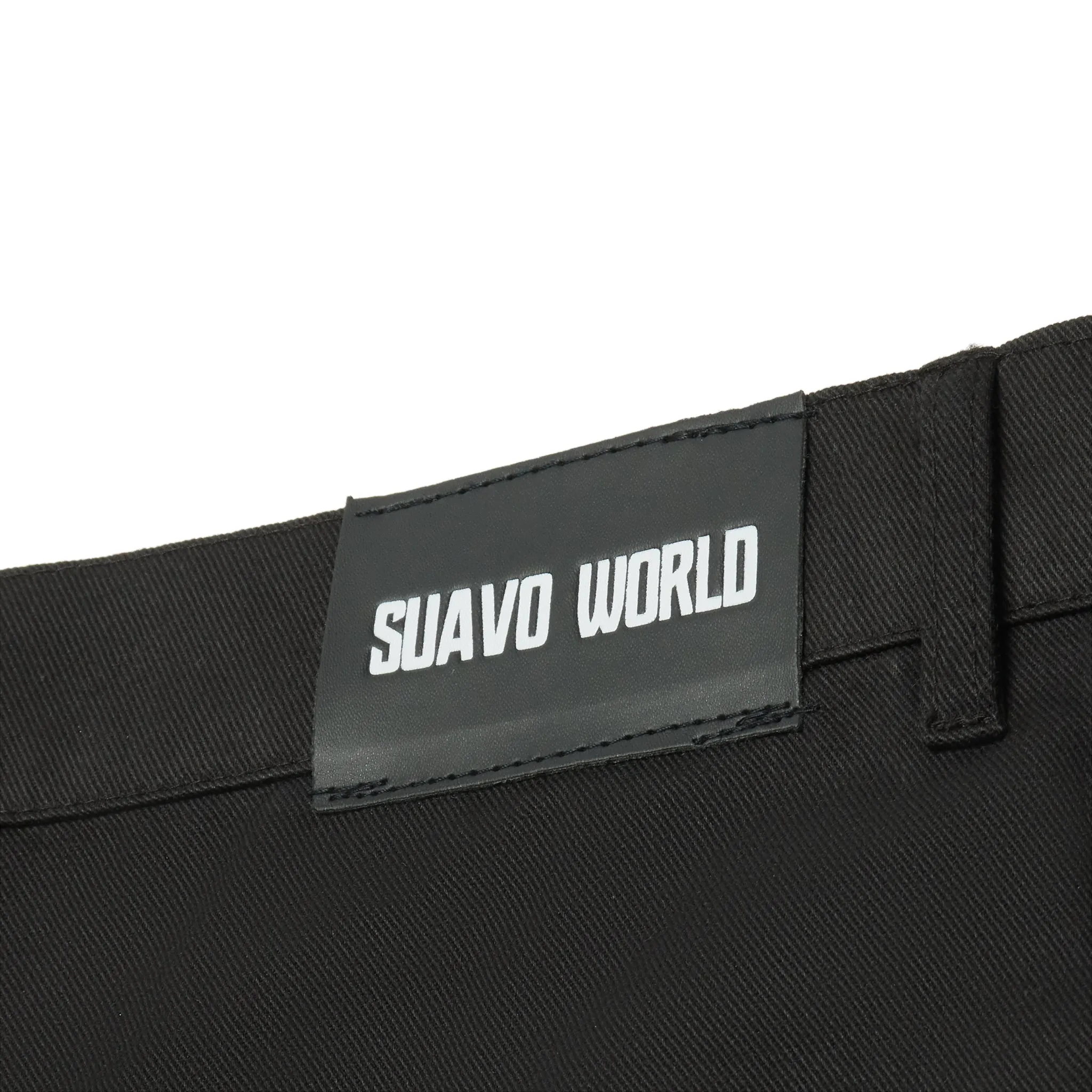 Suavo World Cargo Flare Trousers Black