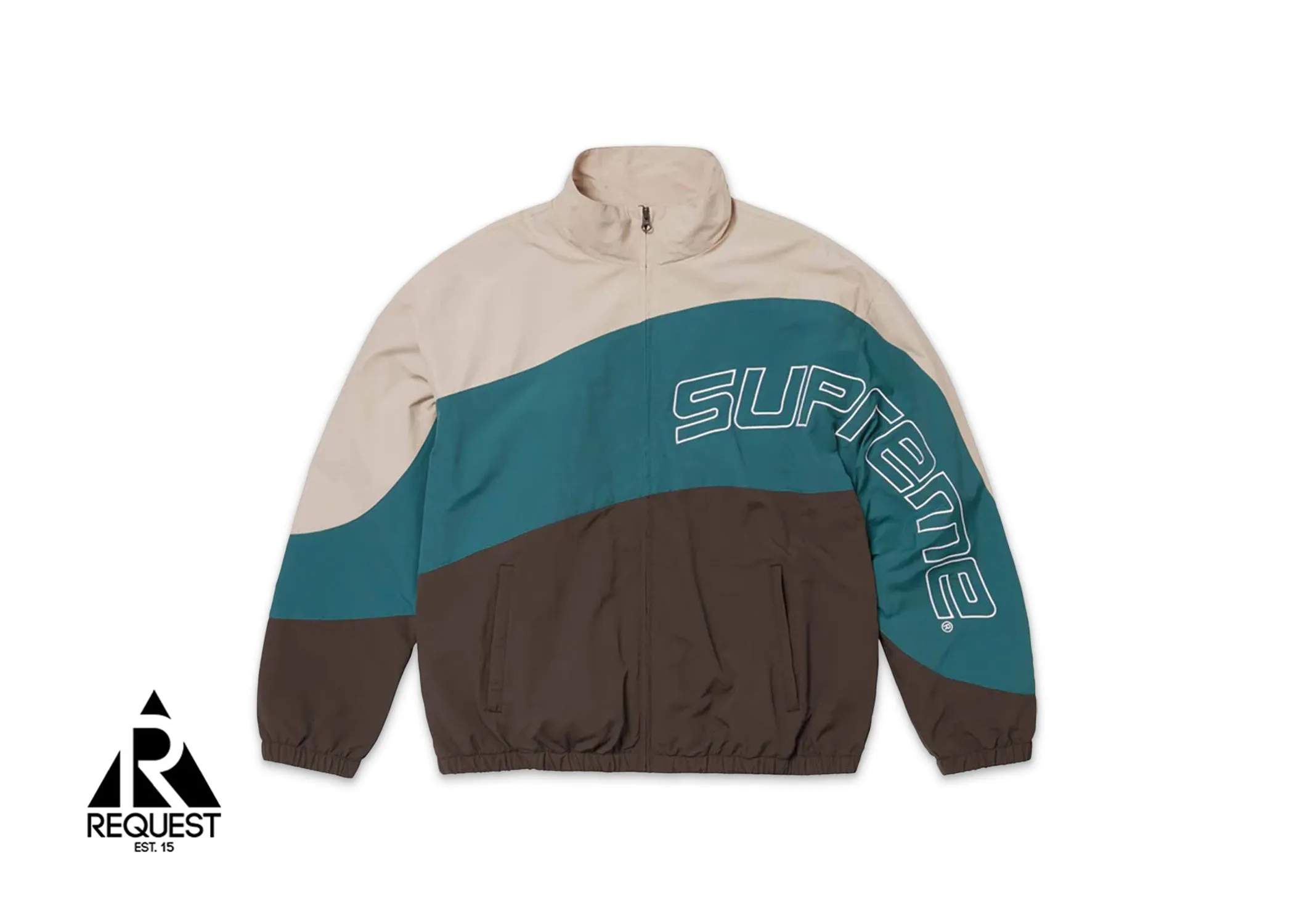 Supreme Curve Track Jacket “Brown”