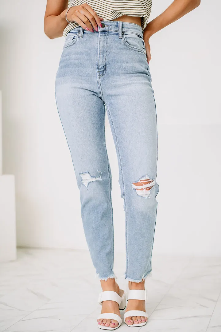 The End Game High Rise Mom Jeans