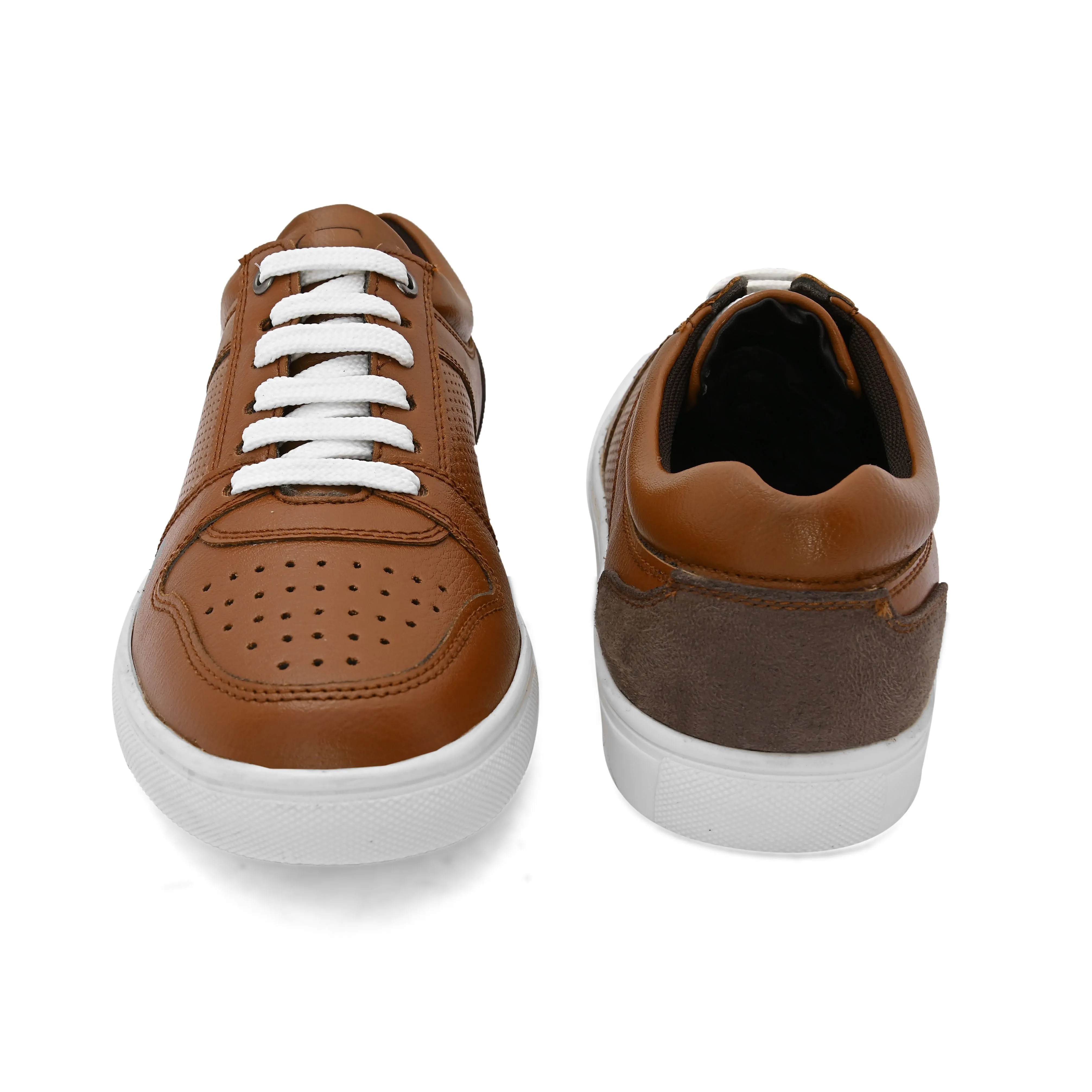 Tresmode Tan Casual Sneakers