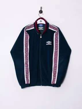 Umbro Velvet Track Jacket - Luxurious Soft Touch Velour