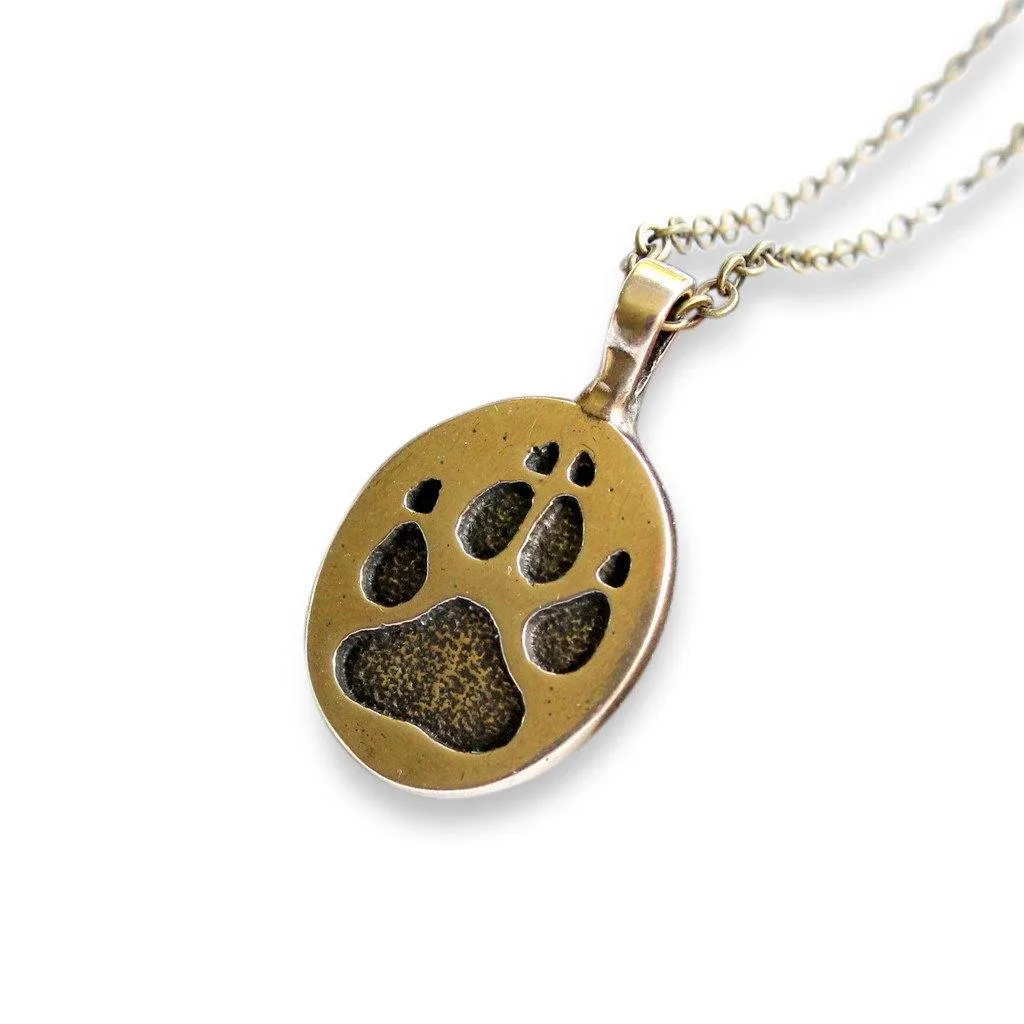 Wolf Track Pendant