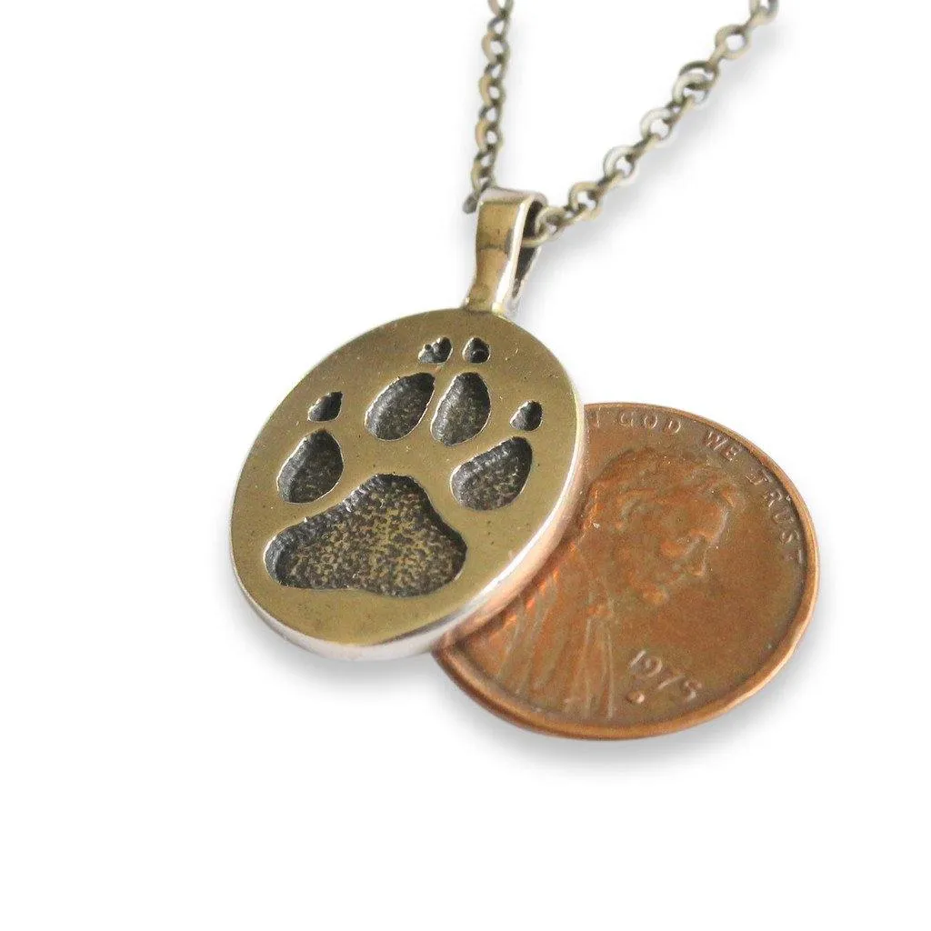 Wolf Track Pendant