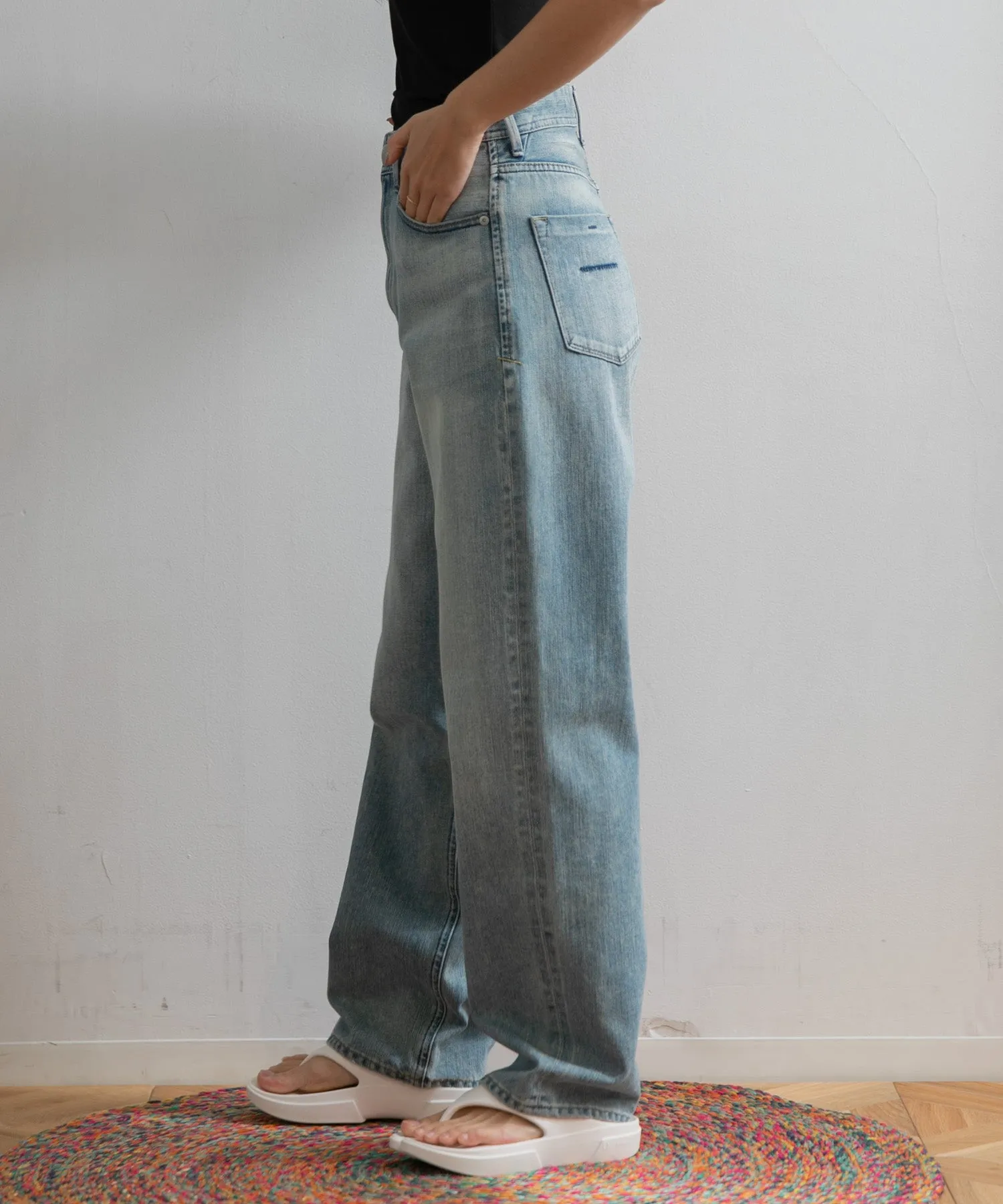 【WOMEN】YANUK ボーイズストレート LEA  TVS Trick Denim