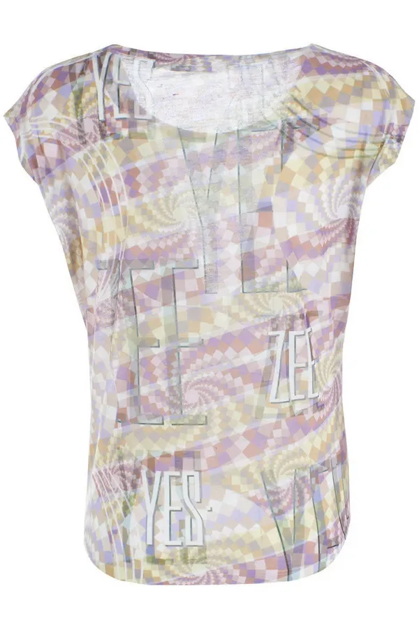 Yes Zee Sleeveless women's t-shirt T235-Y102-2001 patterned