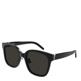 YSL SLM105F Logo (S) Sunglasses, Black